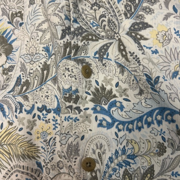 Tommy Bahama Shirt Mens M 100% Silk Floral Paisley Print Camp Beach Hawaiian - Picture 5 of 11